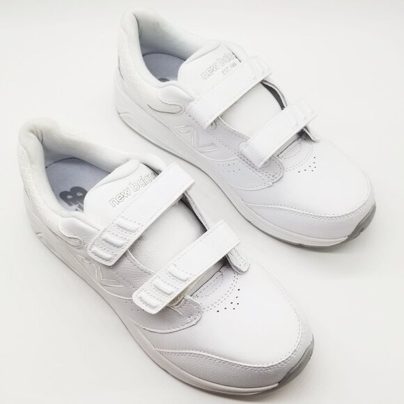 New Balance Womens 8 Hook and Loop Leather 928v3 Sneaker Walking Shoe White $160 - Picture 16 of 16